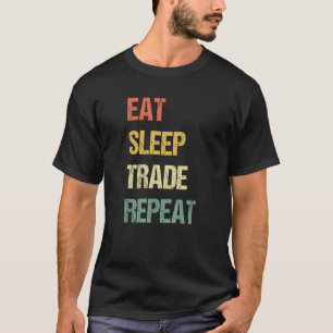 Camiseta Comerciante de Bolsa de Valores de Dia Repetido
