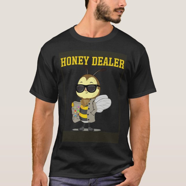 Camiseta Comerciante de Mel Para Apicultores Abelha (Frente)
