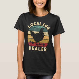 Camiseta Comerciante de Ovos Locais Vintage Retrô Ovo de Ga
