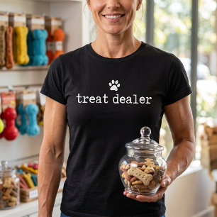 Camiseta Comerciante de Petiscos para Cães Humor Engraçado