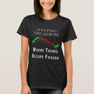 Camiseta Comerciante Divertido de Swing Negociando Bolsa de