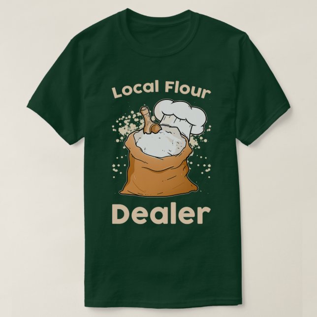Camiseta Comerciante local (Frente do Design)