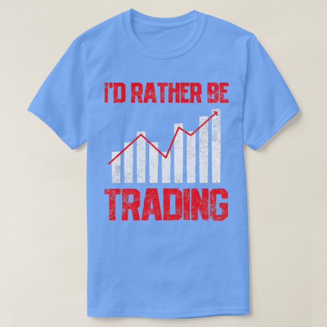 Camiseta Comerciante Mercado de Ações do Investidor (Frente do Design)