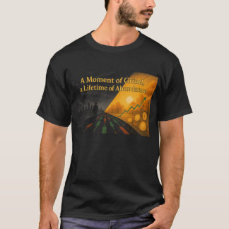 Camiseta Comerciante Motivacional de Esforço e Abundância