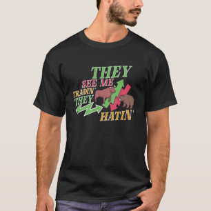 Camiseta Comerciante no mercado de ações Forex Trader Inves