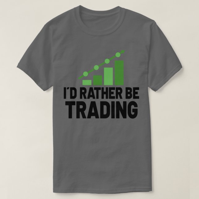 Camiseta Comerciante no mercado de ações Forex Trader Inves (Frente do Design)