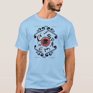 Camiseta Comerciante www.StockMarketShirts.com da moeda