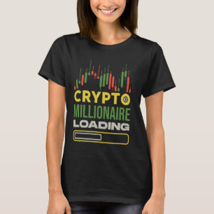 Camiseta Comerciantes Engraçados Carregamento Cripto Milion