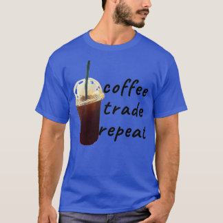 Camiseta Comércio de café e repetição