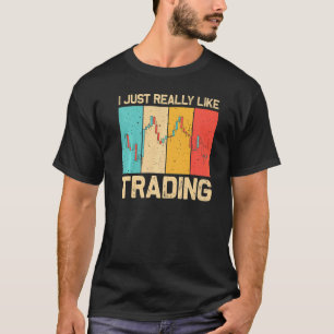 Camiseta Comércio legal Para Homens, Bolsa De Valores
