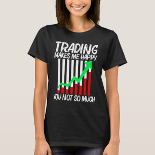 Camiseta Comércio legal Para Homens Mercado De Bolsa De Val
