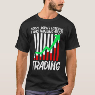 Camiseta Comércio legal Para Homens Mercado De Bolsa De Val