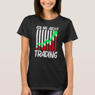 Camiseta Comércio legal Para Homens Mercado De Bolsa De Val