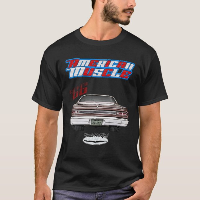 Camiseta Cometa 1966,Ciclone,Rod Quente,Carro Muscular,Carr (Frente)