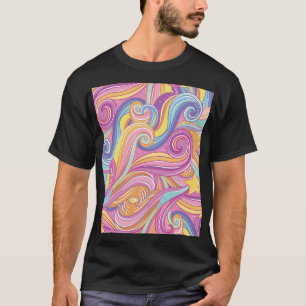 Camiseta Cometa Arco-Íris: Céu Sonho Mágico.
