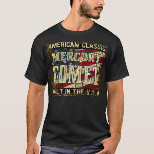 Camiseta Cometa de Mercury - carro clássico construído no