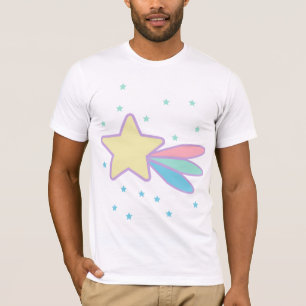 Camiseta Cometa Estrela de Foto em Branco