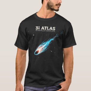 Camiseta Cometa Interestelar Cósmico Atlas Visitante 2025 E