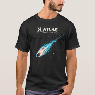 Camiseta Cometa Interestelar Cósmico Atlas Visitante 2025 E