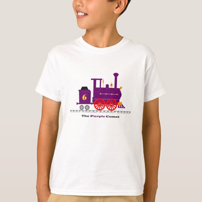 Camiseta Cometa roxo (Frente)