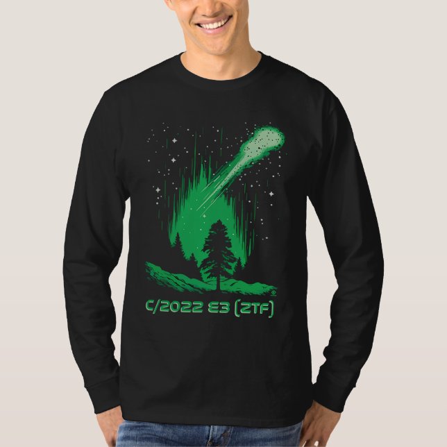 Camiseta Cometa Verde C2022 E3 ZTF (Frente)