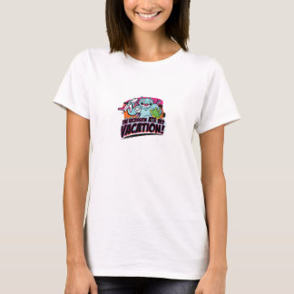 Camiseta Comeu minhas férias!  Versão menor