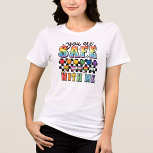 Camiseta Comfort Colors Você Está Seguro Comigo, F