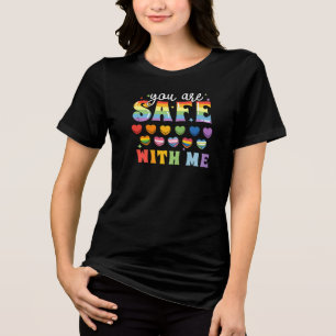 Camiseta Comfort Colors You Are Safe With Me, Fr L