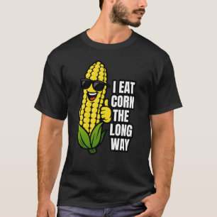 Camiseta Comi Milho A Longa Caminho - Humor Adulto