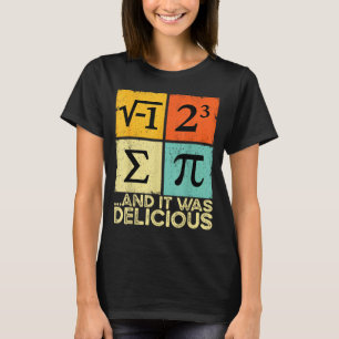 Camiseta Comi torta e foi delicioso dia engraçado de piada
