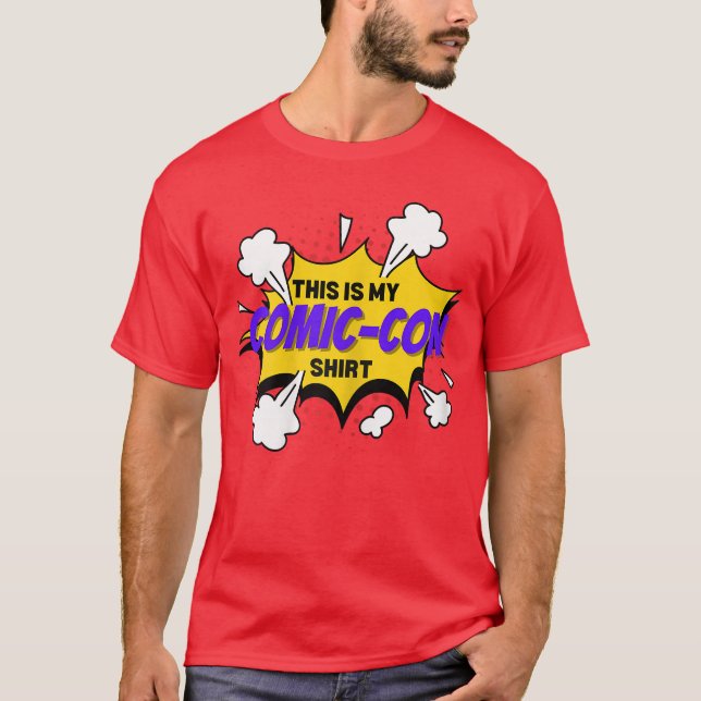 Camiseta Comic convention Comics This is my ComicCon (Frente)