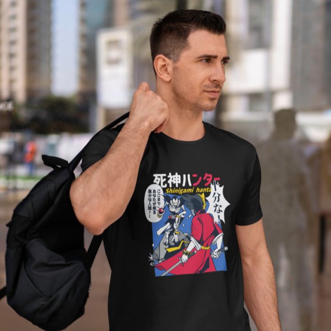Camiseta Comic Monster Japonês (Criador carregado)