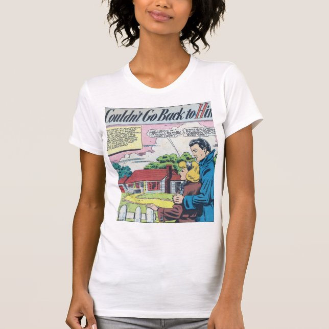 Camiseta Comic Romântico 1950 (Frente)