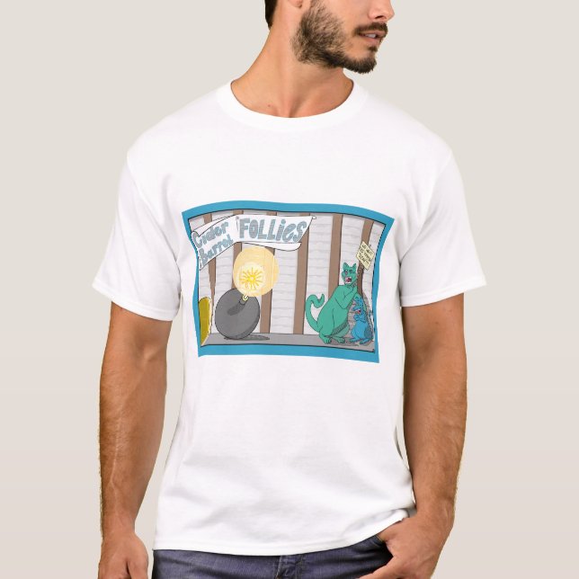 Camiseta Cômica Loucura do Barril de Cider (Frente)
