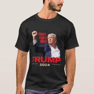 Camiseta Comício Trump 13 de julho de 2024 Lute Lute Lute