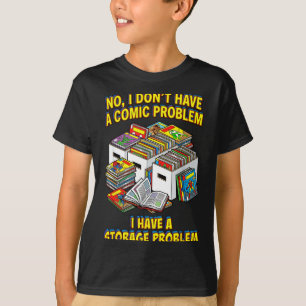 Camiseta Cômico livro de quadrinhos de super-herói retrô ne