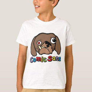 Camiseta Cómico sem o cão