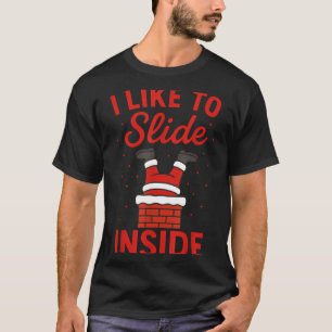 Camiseta Cômico Sugestivo Eu Gosto de Deslizar Dentro da Co