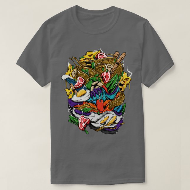 Camiseta Comida2 japonês (Frente do Design)