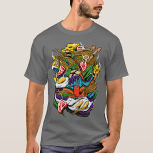 Camiseta Comida2 japonês