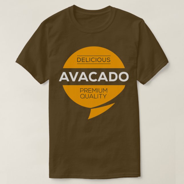 Camiseta Comida 2 do Avacado (Frente do Design)