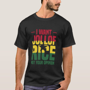 Camiseta Comida Africana Comida Ganesa Amante de Comida Que
