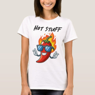 Camiseta Comida apimentada de amor quente