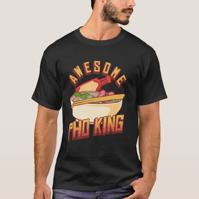 Camiseta Comida Apimentada Pho King Incrível Comida Vietnam (Frente)