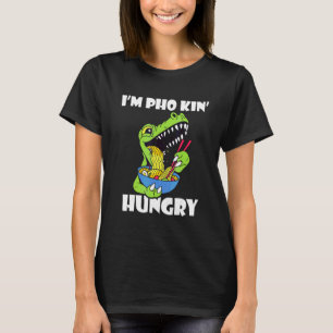 Camiseta Comida Asiática Faminto  Comida Trocadilho Dragão 
