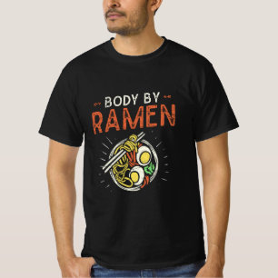Camiseta Comida asiática Fogueira de presente de anime boni