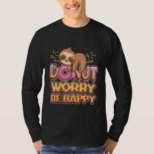 Camiseta Comida Beba Rosquinha Engraçada Preocupação Seja P