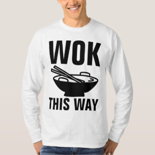 Camiseta COMIDA CHINÊS AMOR, VÁ POR AQUI, T-Shirts
