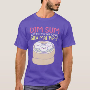 Camiseta Comida Chinesa Divertida Shumai Dumplings Kawaii D