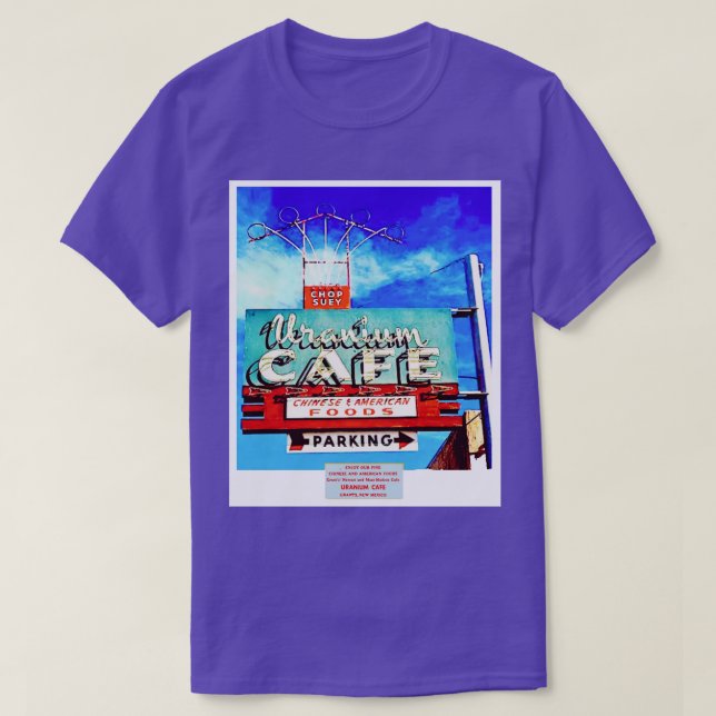 Camiseta Comida chinesa e americana (Frente do Design)